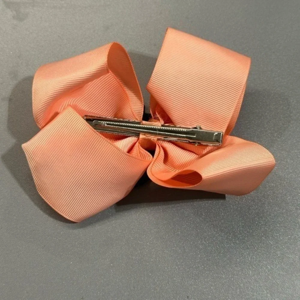 NEW girls hair bow clip accessory LOL ribbon pinwheel‎ barrette